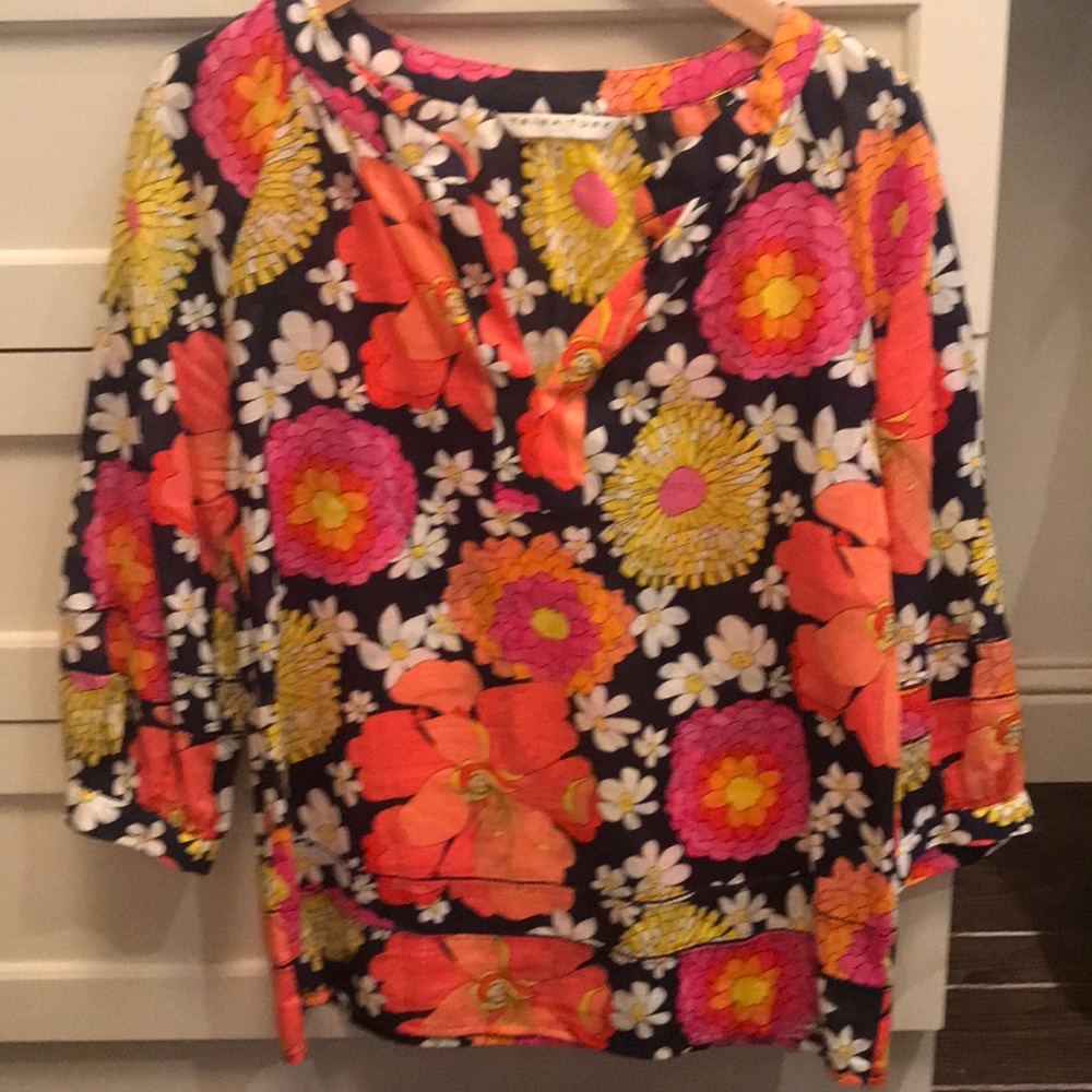 Trina Turk floral tunic.